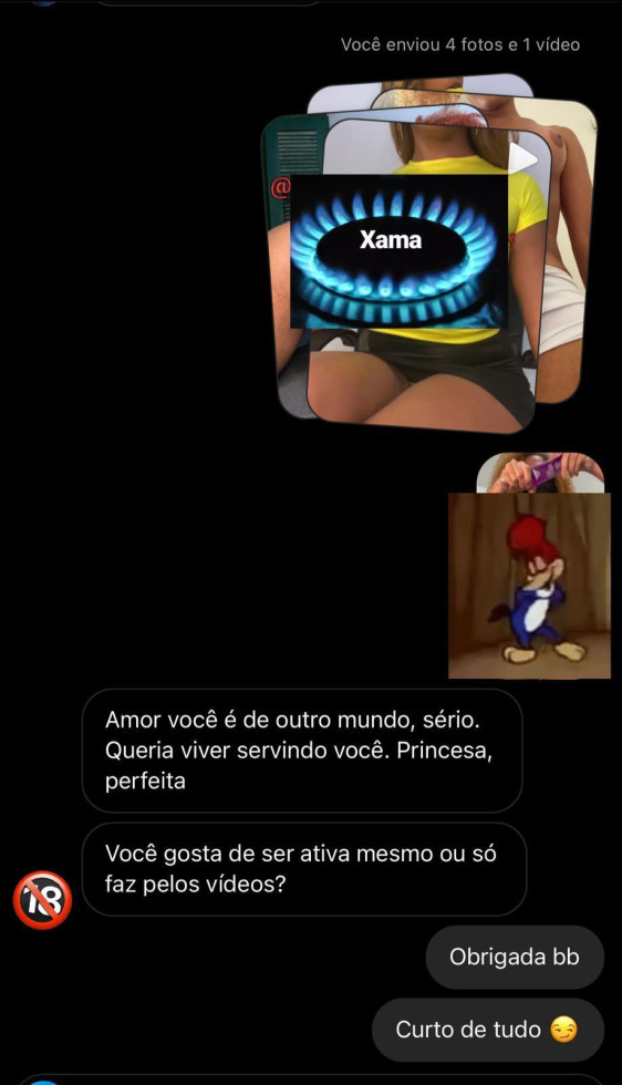 Vem se deliciar dos meus conteúdos 😈