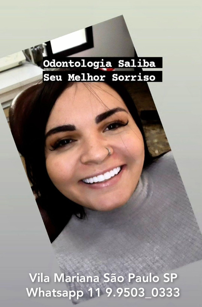 Odontologia Saliba  
Vila Mariana São Paulo SP  
Whatsapp 11 9.9503_0333  
SEU MELHOR SORRISO ✨️