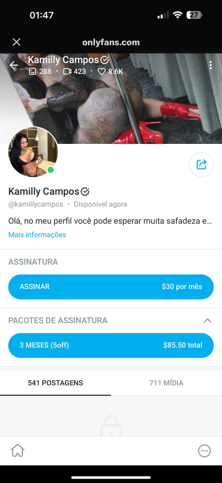 São mais de 420 vídeos e mais de 280 fotos por apenas $30, posto conteúdos todos os dias 🔥🥵 
 
There are more than 420 videos and more than 280 photos for only $30, I post content every day 🔥🥵 
 
https://onlyfans.com/kamillycampos