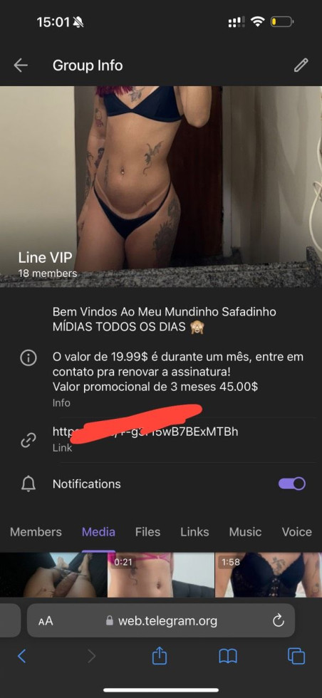Grupo vip no telegram por 20$  
Chama no telegram se quiser @Line12097
