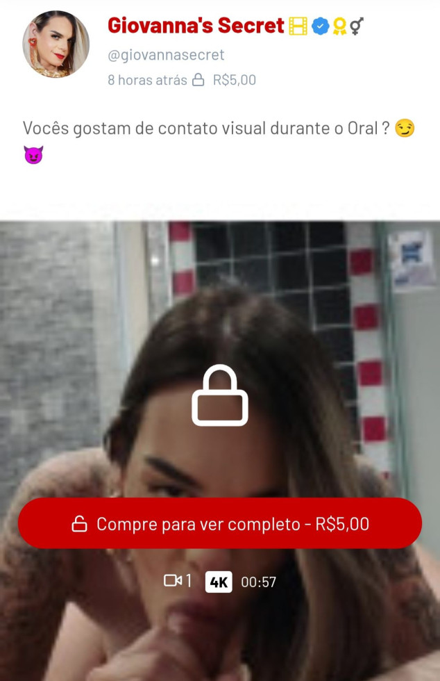 ACESSE E CADASTRE-SE GRÁTIS! 
 
https://sexworld.fans/giovannasecret?ref=157