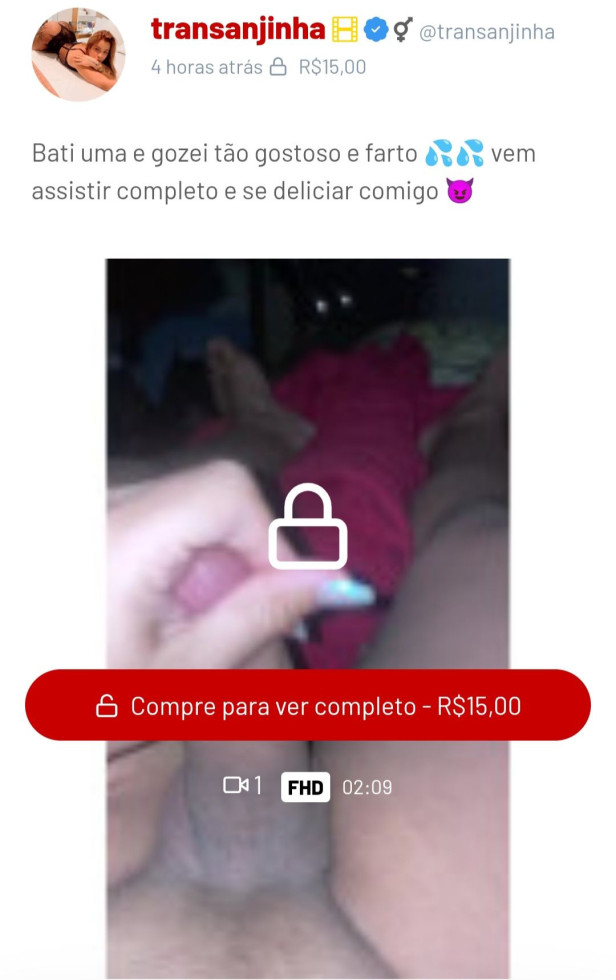 ACESSE E CADASTRE-SE GRÁTIS. 
 
https://sexworld.fans/transanjinha?ref=157
