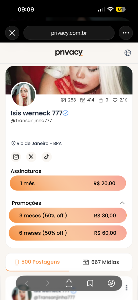 Promoção de começo
De mês Vem assinar

LINK   NO MEU POST FIXADO NO MEU PERFIL

#transanjinha